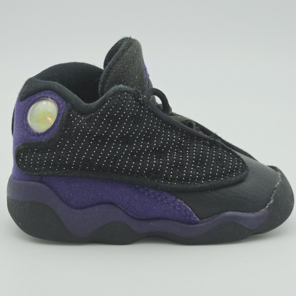 Nike Air Jordan 13 Retro Court Purple Toddler Shoes 4C Black‎ 414581-015